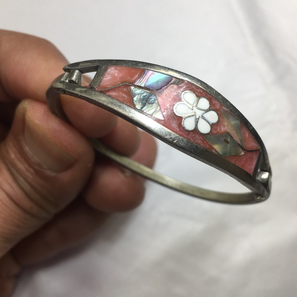 sterling silver bangle bracelet Mexico - Picture 3 of 6